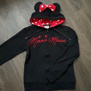Minnie Mouse Disney Parks hoodie euc